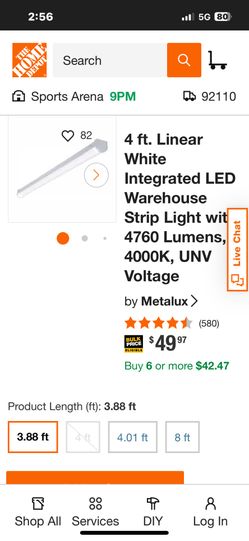 4’ LED LIGHTS