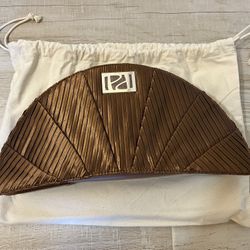 Panera Bread Croissant Clutch Purse