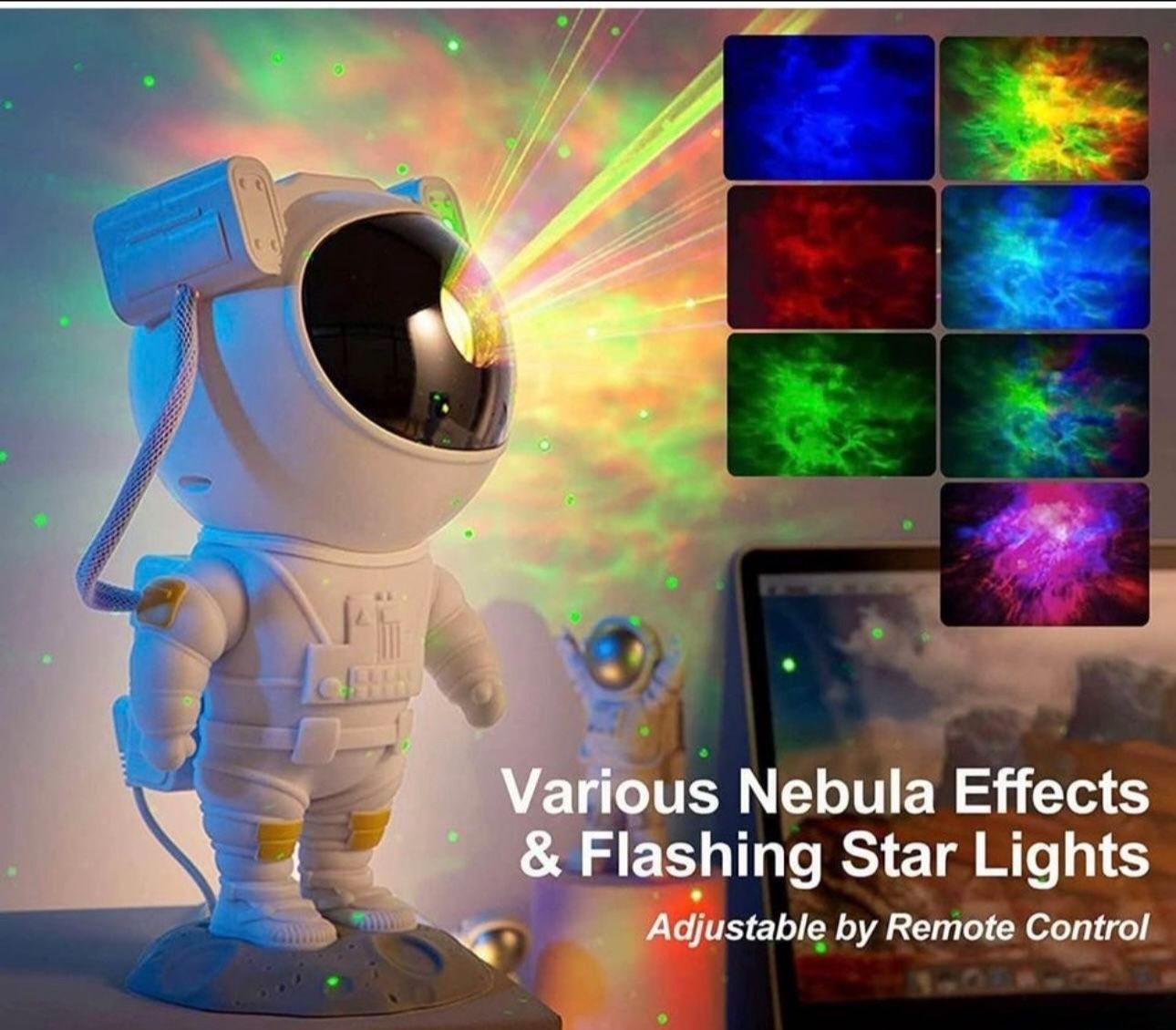 astronaut light projector 2023, Bluetooth music speaker