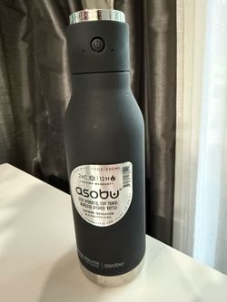 Asobu Wireless Water Bottle Vacuum Stainless Mate Black