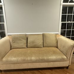 Free: Yellow/ golden Ralph Lauren couch