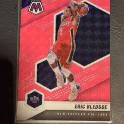 2020 Mosaic Eric Bledsoe Pink Fluorescent/10 New Orleans Pelicans