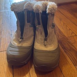 Merrell Winterlude Zip Waterproof Grey Winter Boots