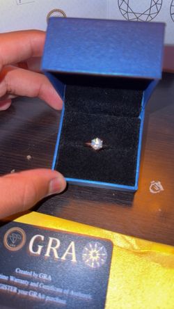 1.0 CT Moissanite Engagement Ring – VVS1 Sparkle, Passes 💎 Tester