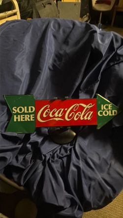 Coca-Cola metal sign