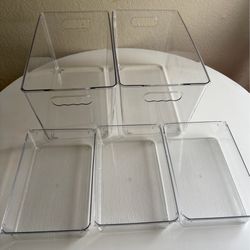 Clear containers all for $7