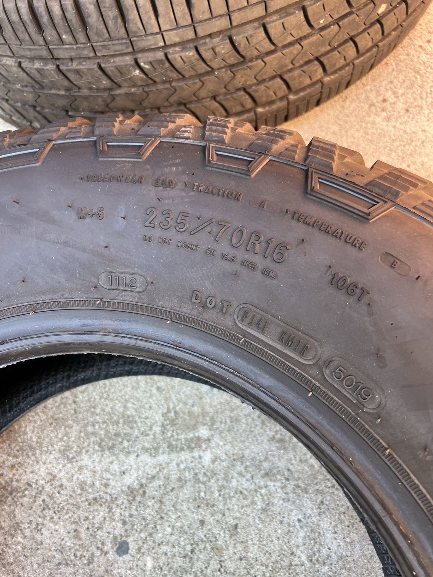 Goodyear Wrangler Trailrunner AT 235/70R16 New for Sale in Los Angeles, CA  - OfferUp