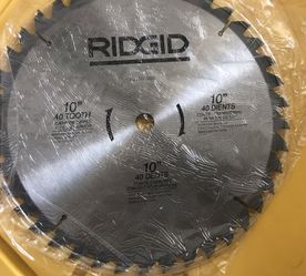 Ridgid 10” miter saw blade