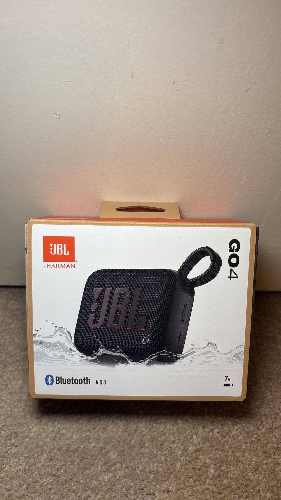 JBL GO4 Portable Wireless Speaker Bluetooth Waterproof Dust-proof IP67 Black NEW