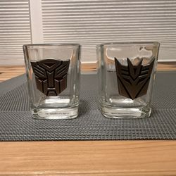 Transformers Shot Glasses