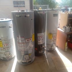 40 and 50 gallon Natural Gas  & Electric Water Heaters 