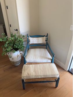 Decorative Chair & Ottoman