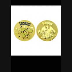 Pokemon Gold And Silver Coins 