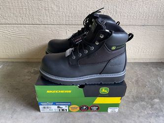 Men’s Skechers Comp Toe Work Boots - Size 8.5