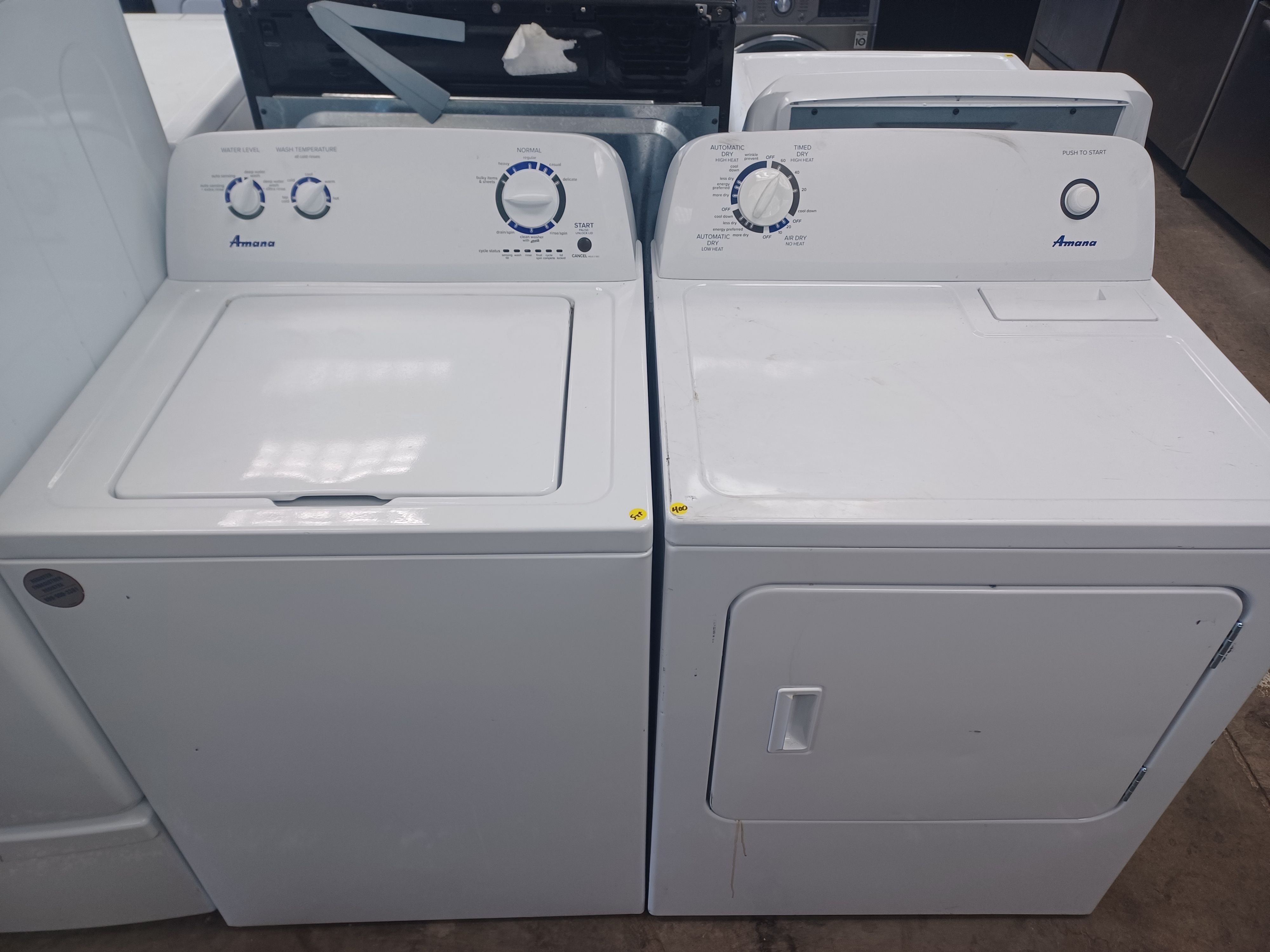 Amana Top load washer/Electric dryer