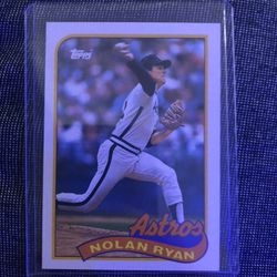 1989 Topps Nolan Ryan Baseball Card 