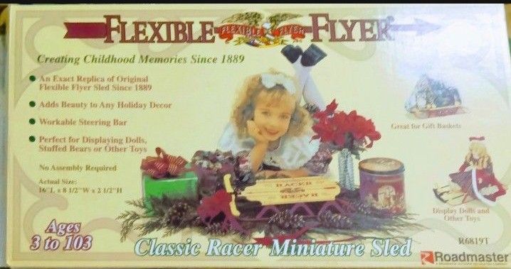 Radio Flyer Replica Sled Miniature