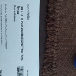 4 Busta Rhymes Tickets 