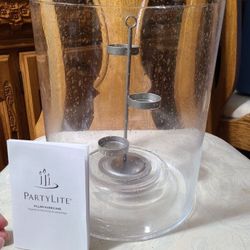 PartyLite pillar hurricane