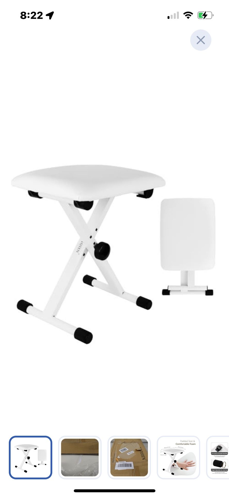 New Piano ,keyboard Seat Portable Padded