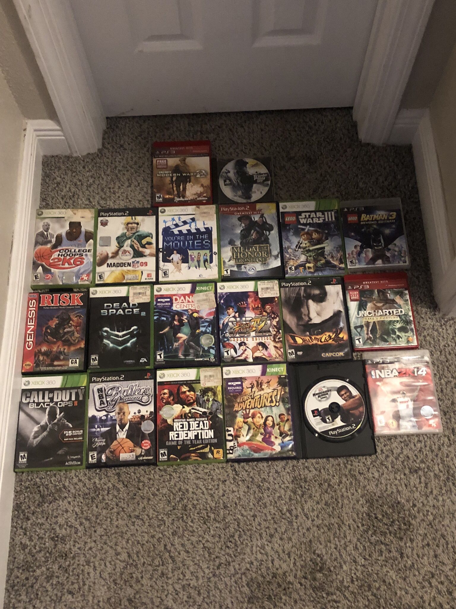 Xbox 360,PS2,PS3,PS4 And Atari Games