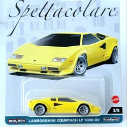 HOT WHEELS Lamborghini Countach LP 5000 QV Yellow 