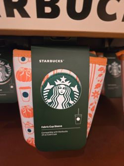 Disney Starbucks Pumpkin Spice Cup Sleeve 24 oz.