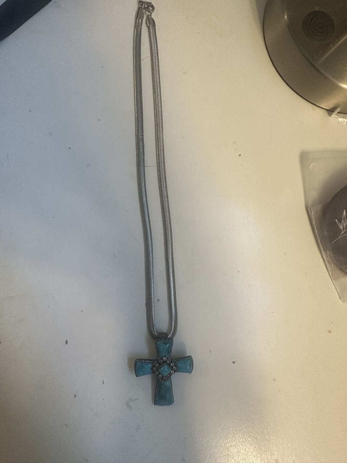 Silver Pendant And Chain