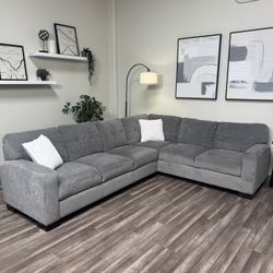 FREE DELIVERY Gray Sectional Couch