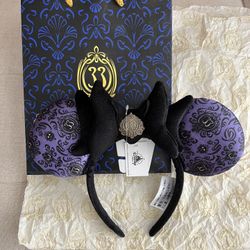 Disneyland Club 33 Haunted Mansion 50th Anniversary Minnie Ears (rare) 