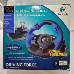 Logitech Driving Force Feedback Wheel & Pedals PS2/PS3 (No Power Supply) tested