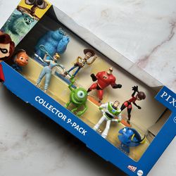 Pixar Collectible Figure Set Toy Story, Monsters Inc, Finding Nemo, The Incredibles