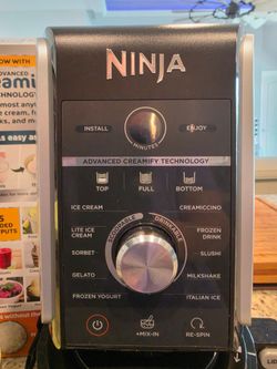 XL Family Size Ninja Creami Deluxe includes 4 extra pints