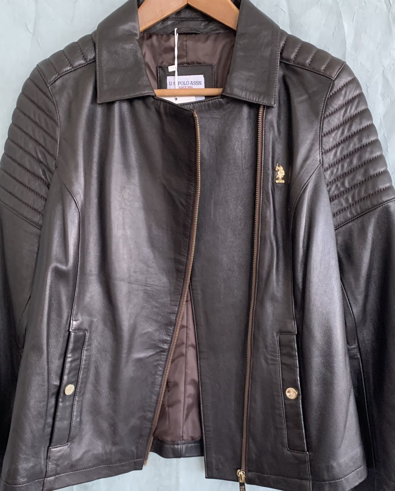 Stylish women leather jacket U.S.POLO Stylish women’s shoes,made of leather.Size 6.5  Brand New.Price $270