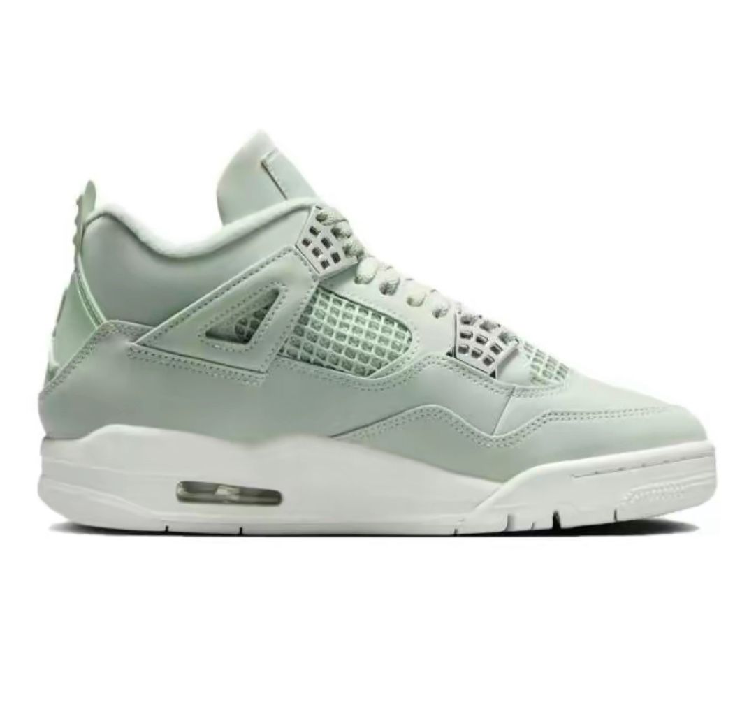 Nike Air Jordan 4 Retro “Oil Green / Seafoam” – Women’s Jordan 4 Mint Green Sneakers – New with Box