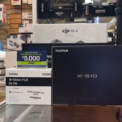 Fujifilm X-S10 With Sigma 18-50mm