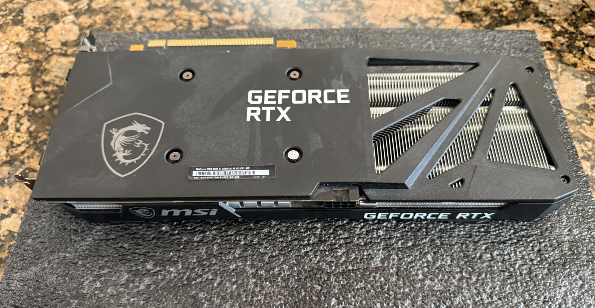 Nvidia MSI GeForce RTX 3060 Ti Ventus 3X OC 8GB LHR GDDR6- PC GRAPICS CARD