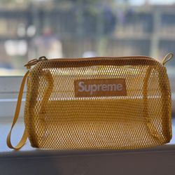 Small Supreme Mesh Yellow Bag 