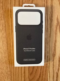 IPHONE 17 pro max teckwoven case new!