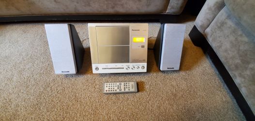 Panasonic CD/MP3/Radio Stereo System + Remote