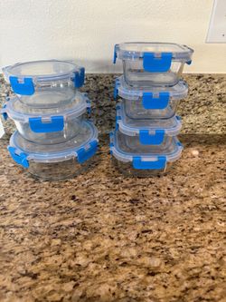 Glass food storage