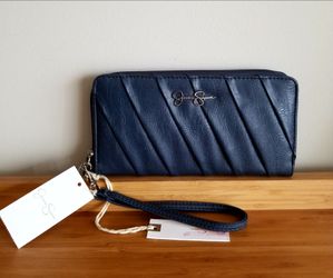 Jessica Simpson "Lisa" Zip Around Wristlet Wallet/New