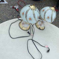 Barely Used. They Both Work Very Well But Might Need New Bulbs.