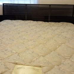 Italian king Headboard & side tables.