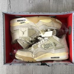 Jordan 4 Sail Off White