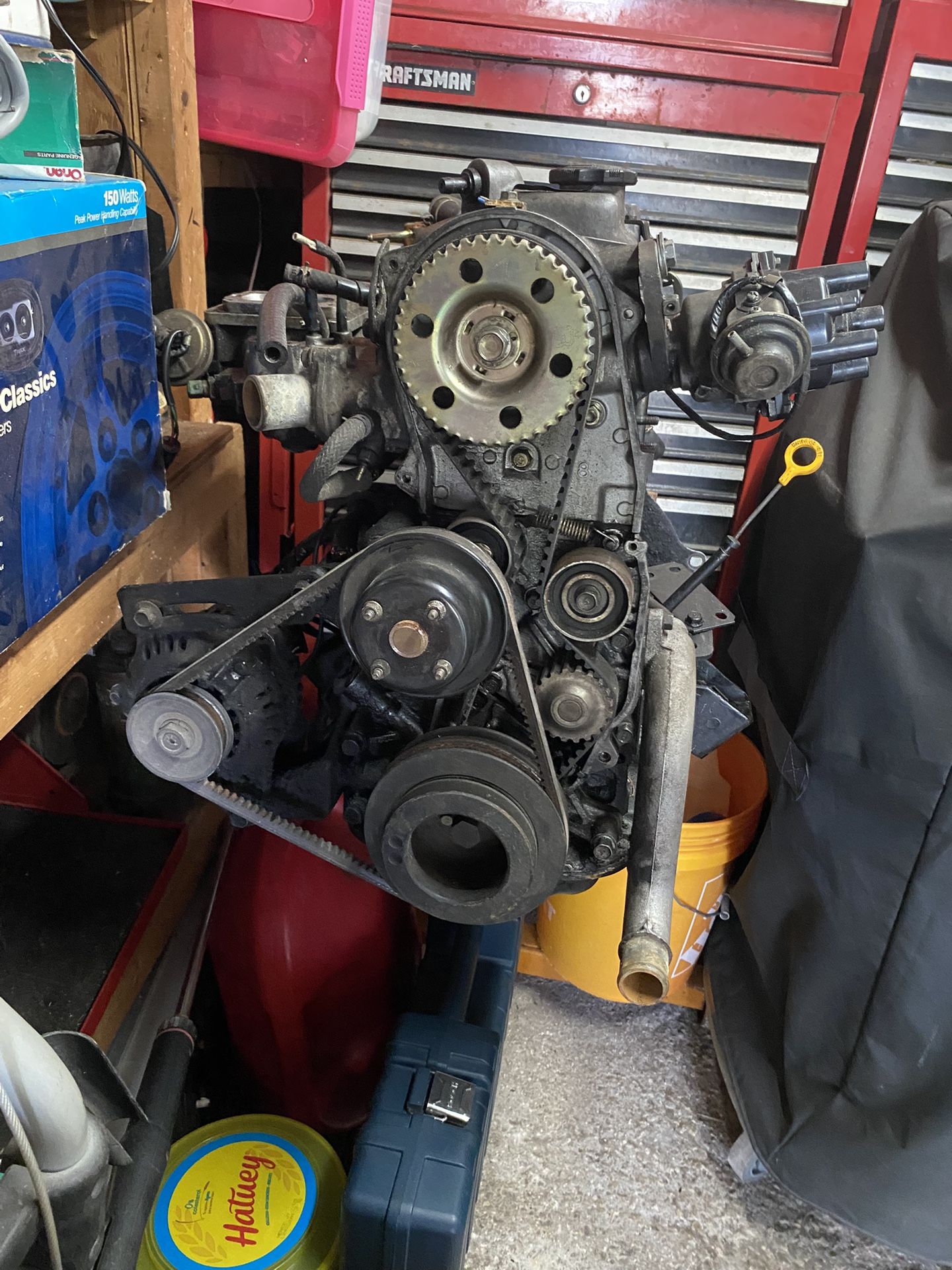 1987 Mazda B2000 Engine.