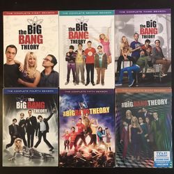 Big Bang Theory Seasons 1-6, season 6 BRAND NEW