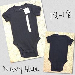 New navy blue onesie 12-18 months