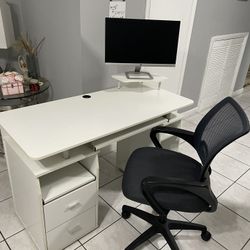 Escritorio Monitor Y Silla 