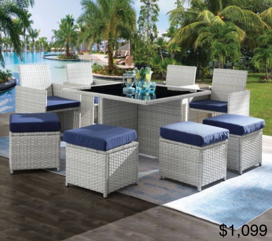Patio Furniture Outdoor Dining Table Set